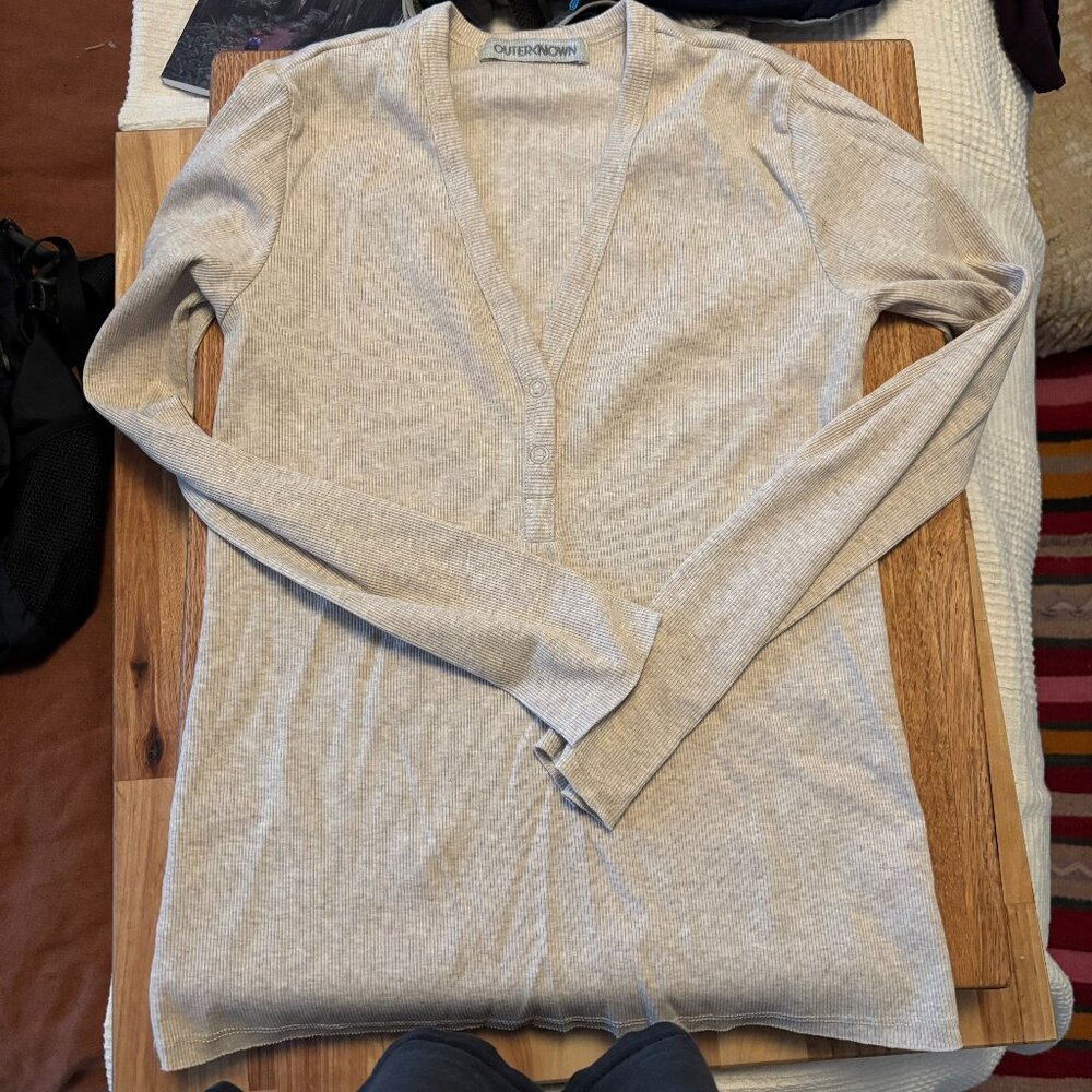 Outerknown V Neck Henley